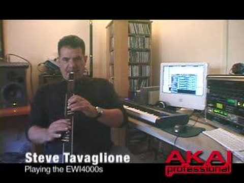 Steve Tavaglione plays the Akai EWI4000s