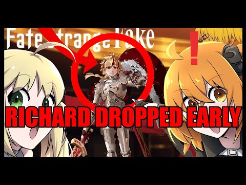 SUPRISE! Richard Dropped on NA [Fate/Grand Order]