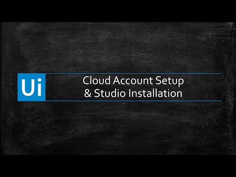 Part of a video titled UiPath Tutorials | 004 | Cloud acount setup and Studio installation