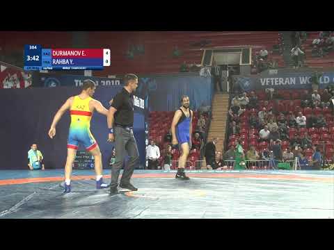 1/4 GR - 78 kg: E. DURMANOV (KAZ) v. Y. RAHBA (FRA)