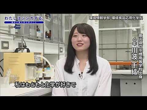 わたしはシンカする。環境食品応用化学科