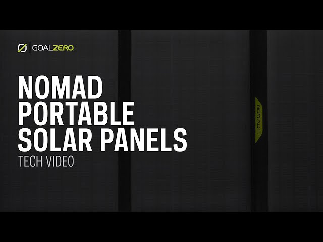 GOAL ZERO NOMAD PORTABLE SOLAR PANELS | TECH VIDEO