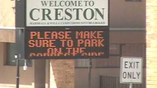 preview picture of video 'CZ eastbound - Creston IA - 7 hrs late 2010-03-31'