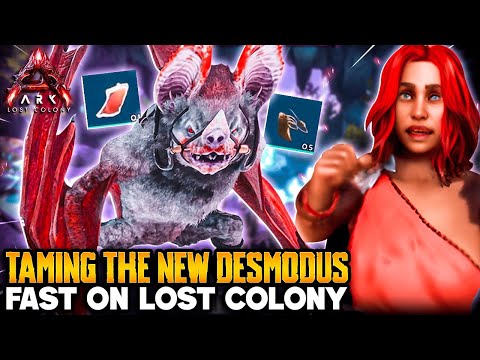Taming Desmodus FAST on Lost Colony | ARK Survival Ascended