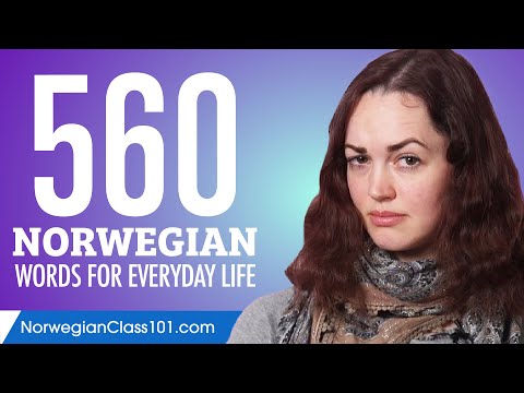 560 Norwegian Words for Everyday Life - Basic Vocabulary #28