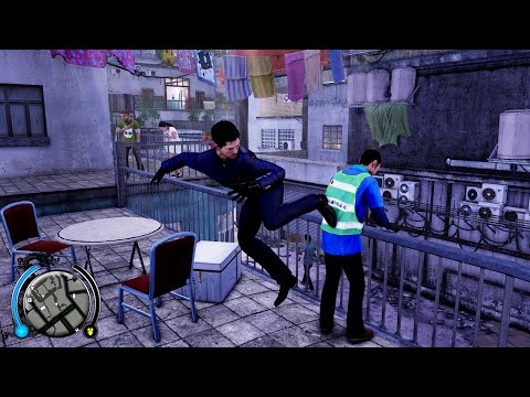 Sleeping Dogs PC - Funny Free Roam & Combat Moments - 4K 60FPS