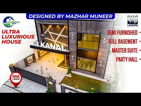 Unveiling Luxury: Spacious 1 Kanal Semi-Furnished House Tour (DHA Lahore) | Lahore Real Estate