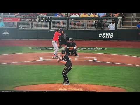 Auburn’s Edouard Julien Hit The Longest HR In College World Series Ballpark History