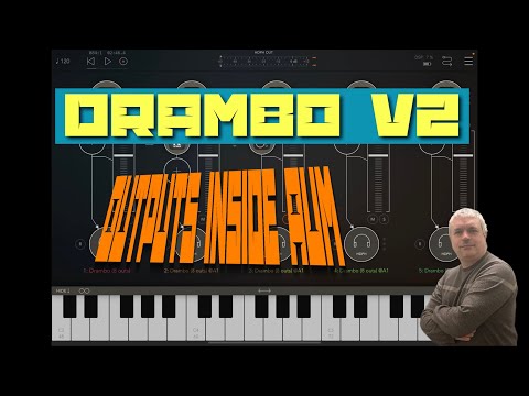 BeepStreet Drambo v2 - Demo / Tutorial 89: Beginner video on Drambo outputs inside AUM