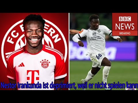 Nestor Irankunda ist vom FC Bayern enttäuscht und wechselt diesen Sommer nach Barcelona!