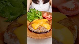 世界一簡単なふわふわハンバーグ❤️‍🔥洗い物・小麦粉なし！