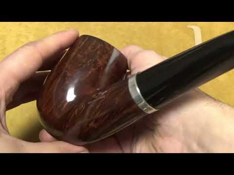 Pipa Ser Jacopo L1 E - MAXIMA MAXIMA MAXIMA MAXIMA MAXIMA - con vera in argento - Bent Billiard