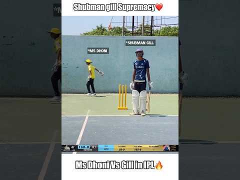 “Mind game” by Shubhman gill vs CSK in IPL❤️(Dhoni vs gill🔥) #cricket #shorts