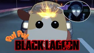 モルカーに乗って襲ってくるロベルタ(BLACK LAGOON)