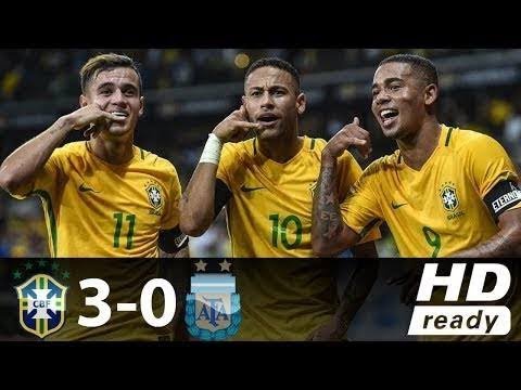 Brazil vs Argentina| Brazil 3-0 Argentina | Match highlights 2025 #brasil #football #argentina