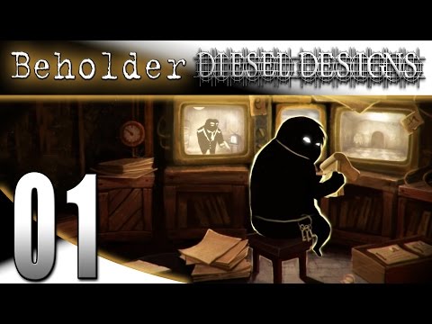 Beholder Gameplay : EP1 : We Spy, We Report!  The Beginning! (HD PC Let's Play)
