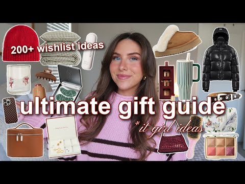 200+ CHRISTMAS GIFT IDEAS 🎄🎀 ultimate THAT GIRL wishlist / gift guide 2025 (aesthetic + girly)