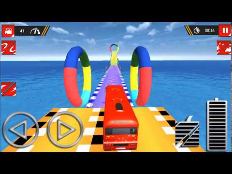 Impossible Bus Stunt Driving - Ramp Bus Stunts - Best Android Gameplay [1080p]