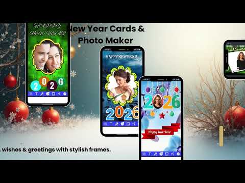 Happy Newyear Card Maker 2026