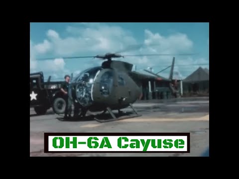 HUGHES OH-6A CAYUSE HELICOPTER SALES FILM  VIETNAM WAR   24764