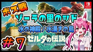 【ゼルダの伝説ティアーズオブザキングダム /女性配信】ボス戦　ゾーラの里のシド