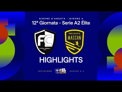 Futsal Cesena-Maccan Prata 1-3 | Goals and highlights | Matchday 12 | Serie A2 Elite 2025/2026 - A