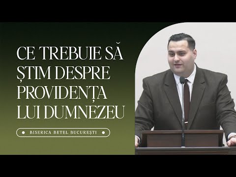 Timotei Floarea - Ce trebuie să știm despre providența lui Dumnezeu | 22 Ianuarie 2026