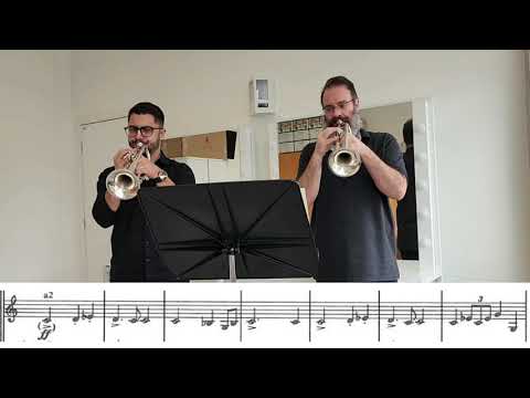 Dvořák: 9. Sinfonie - Trumpet Excerpts - Daniel Leal  e Marlon Humpreys.