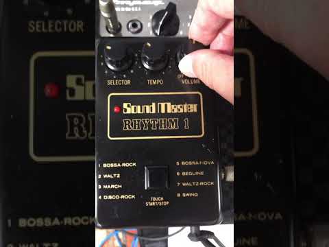Sound Master SM-8 Rhythm 1 Rare! works perfect power supply | Reverb