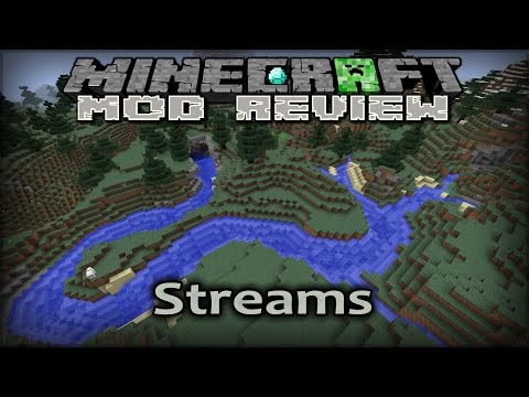 piedudeaus - Minecraft Mod Review - Ep226 - Streams (Flowing Rivers)