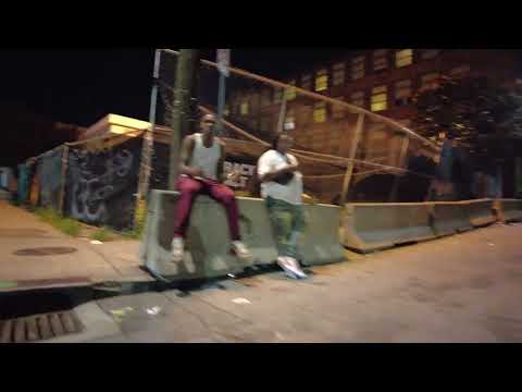 WALKING IN ATLANTA'S CRIME / DRUG INFESTED HOODS AT NIGHT