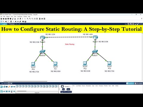 How to configure Static Routing | Static Routing configuration step by step