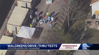 Walgreens opens drive-thru coronavirus testing at south side Milwaukee store