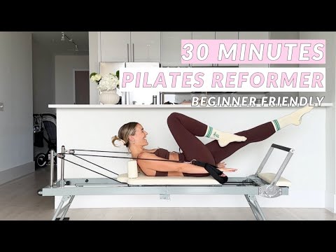 Full Body Reformer Pilates Workout 30 Minutes // Beginner Reformer Workout, Pilates Reformer