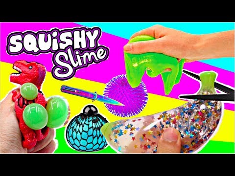 SQUISHY SLIME AUS ANTI-STRESSBALL SPIELZEUG ZERSCHNEIDEN I Slime, Fidget Toys, Squishies I PatDIY