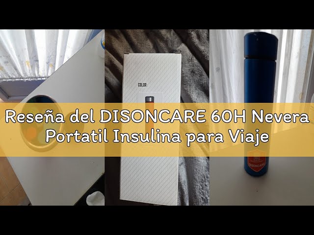 Vídeo relacionado con DISONCARE 60H Nevera Portatil Insulina para Viaje,Nevera Medicamentos Portatil TSA Bolsa Insulina Estuche Frio para Diabéticos con 2 Enfriadory QR Alerta Médica(Amarillo)