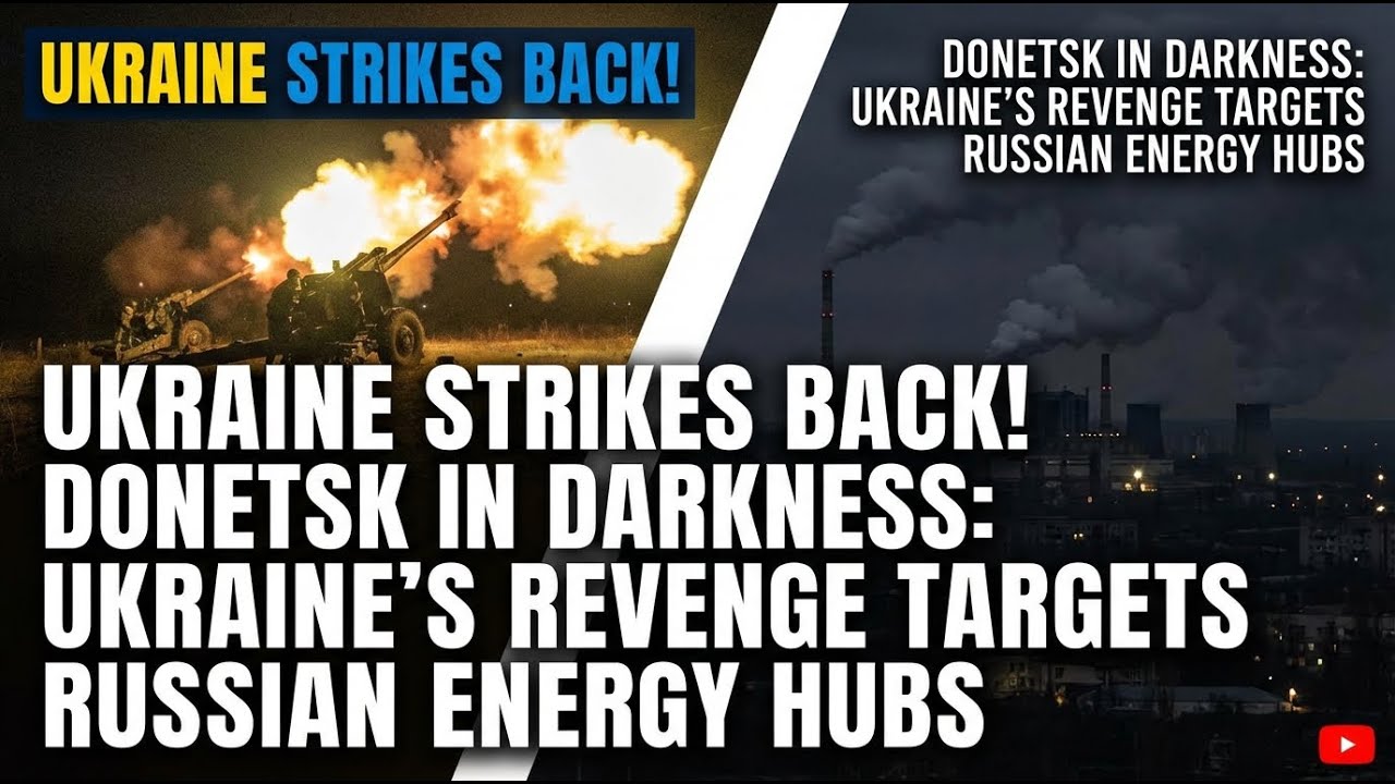 UKRAINE STRIKES BACK! DONETSK IN DARKNESS: UKRAINE’S REVENGE TARGETS RUSSIAN ENERGY HUBS || 2025