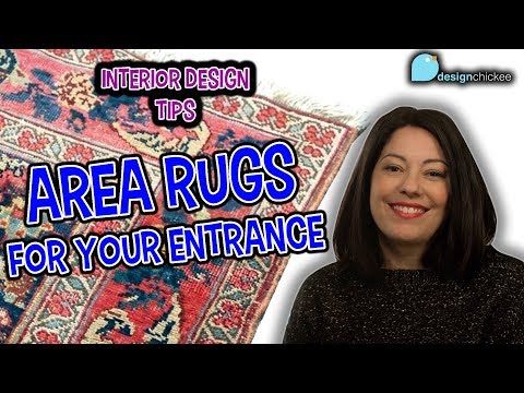 Part of a video titled Interior Design Tips: Area Rugs for your Entryway - YouTube