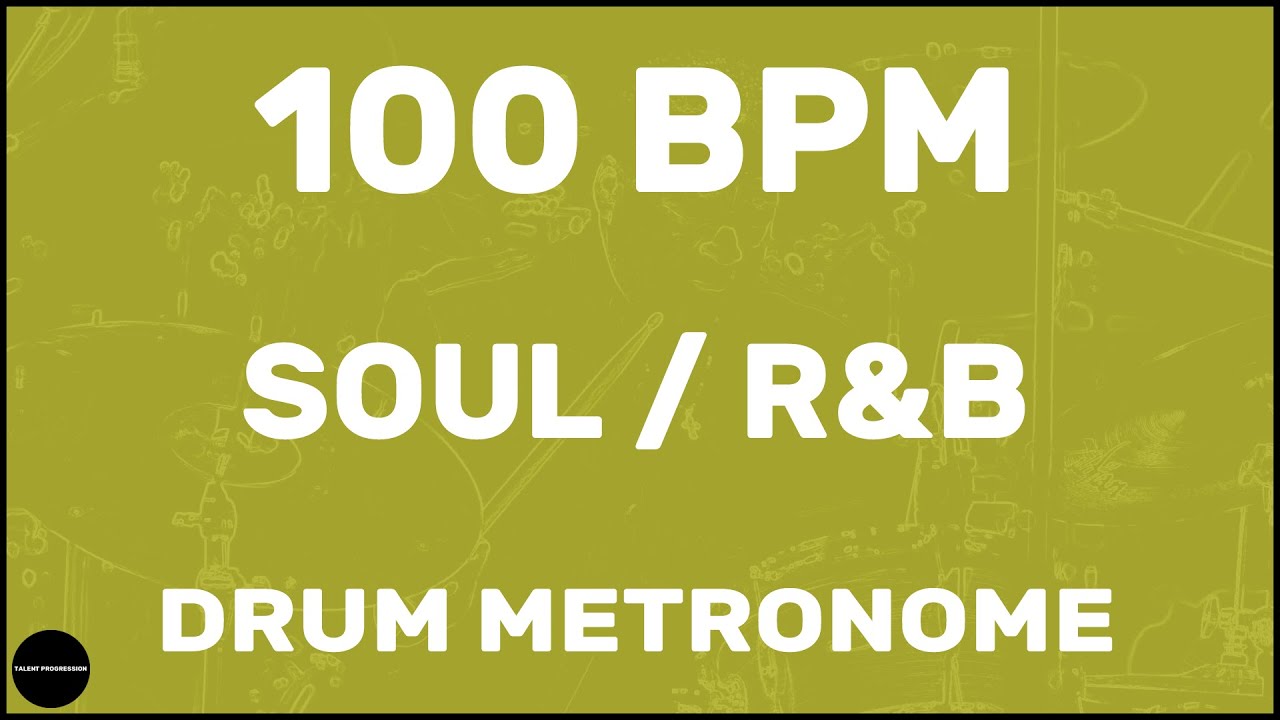 Soul / R&B | Drum Metronome Loop | 100 BPM