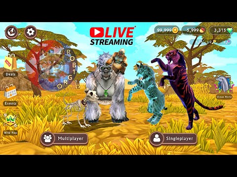 🔴 LIVE | WildCraft: Gorilla Baby Time 5 | 2 Tint | Chapter 13 Forest Spirit & The Wolf: Hunting |