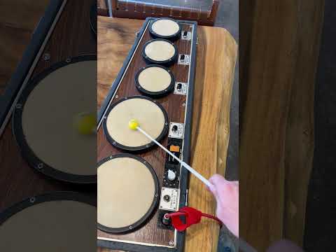 Mica-sonic Electronic Bongos / Congas / Wood Block 1970s - Natural image 14