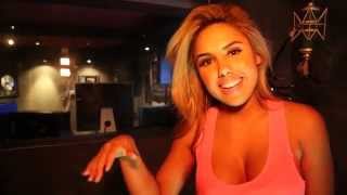 Kristinia DeBarge Behind The Scenes Recording &quot;Beg for It&quot; Cover