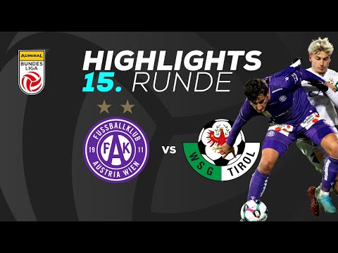 FK Austria Wien - WSG Tirol, Round 15, ADMIRAL Bundesliga 2025/26