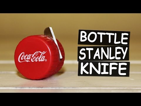 How to Make Utility Knife with Bottle Caps