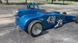 “Parmley’s Special” Ford Gas Modified Roadster Salt Flats Race Car Running