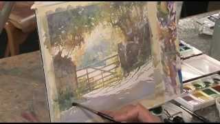 preview picture of video 'Painting Atmospheric Watercolour Landscapes With Robert Brindley RSMA'