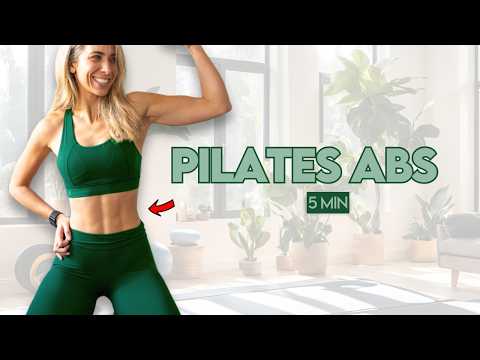 5 Min Deep Core Pilates Burn | Intense Abs Workout at Home