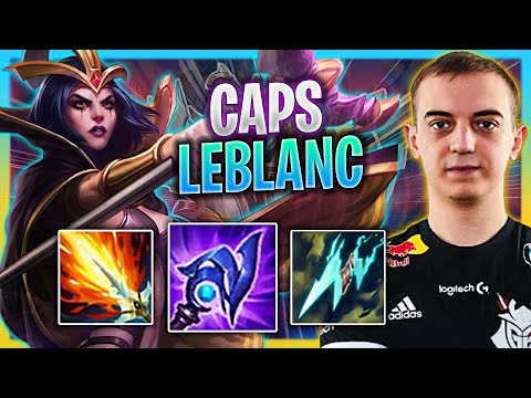 CAPS IS READY TO PLAY LEBLANC! | G2 Caps Plays Leblanc Mid vs Zed!  Season 2023