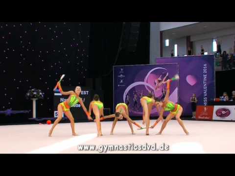 Team Narva Psk Fouette (EST) - Juniorgroup 12 - Miss Valentine Cup Tartu 2016