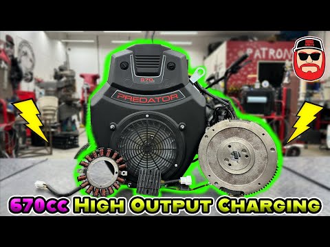 Predator 670cc V Twin High Output Charging System Install